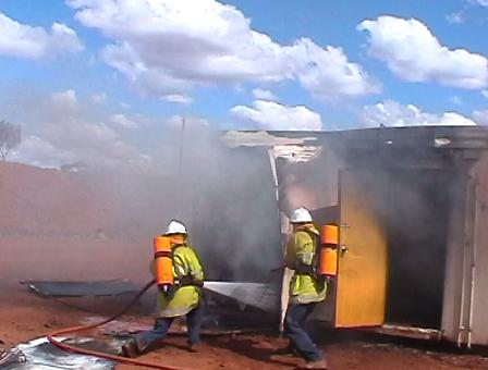 Fire Training Screenshot Dousing the Flames